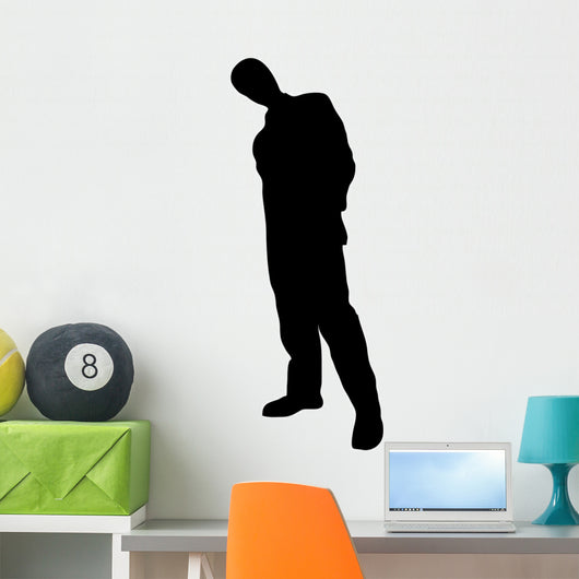 Cool Businessman Silhouette Wall Decal
