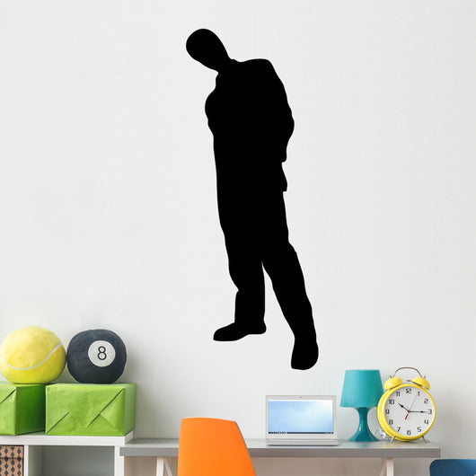 Cool Businessman Silhouette Wall Decal