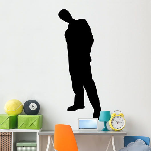 Cool Businessman Silhouette Wall Decal
