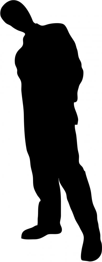 Cool Businessman Silhouette Wall Decal