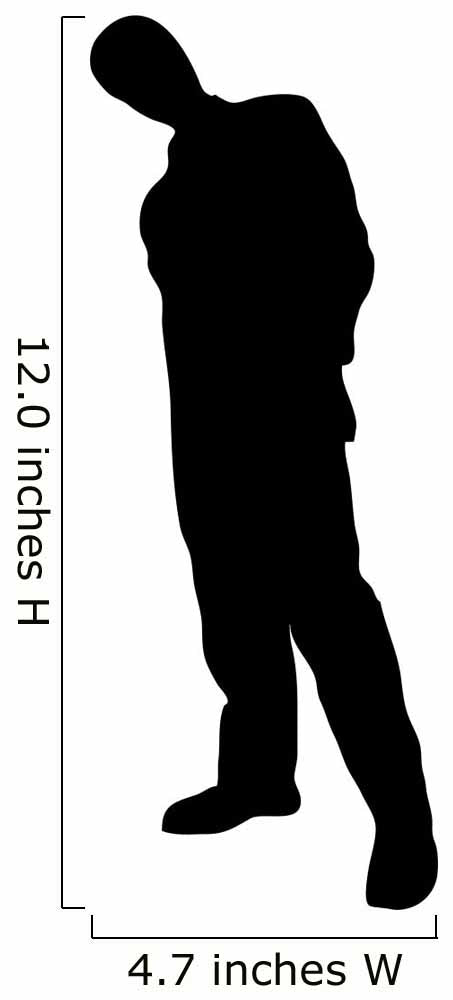 Cool Businessman Silhouette Wall Decal