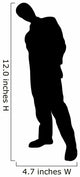 Cool Businessman Silhouette Wall Decal