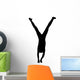 Man 2 Hand Stand Wall Decal
