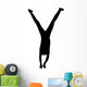 Man 2 Hand Stand Wall Decal