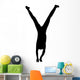Man 2 Hand Stand Wall Decal