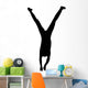 Man 2 Hand Stand Wall Decal