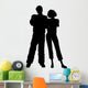 Man and Woman Standing Wall Decal