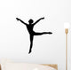 Male Ballet Dancer Wall Decal