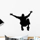Man Falling Backwards Arms Wall Decal