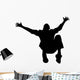 Man Falling Backwards Arms Wall Decal