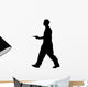 Man Holding Gun Silhouette Wall Decal