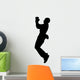 Man Suit Jumping Right Wall Decal