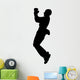 Man Suit Jumping Right Wall Decal