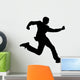 Man Suit Running Wall Decal
