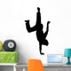 Man One Hand Stand Wall Decal