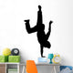 Man One Hand Stand Wall Decal