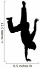 Man One Hand Stand Wall Decal