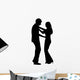 Man Woman Dance Lesson Wall Decal