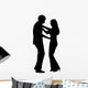 Man Woman Dance Lesson Wall Decal