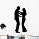 Man Woman Dance Lesson Wall Decal