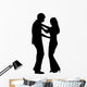 Man Woman Dance Lesson Wall Decal