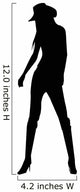 Pretty Cowgirl Wall Decal