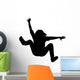 Woman Falling Backwards Arms Wall Decal