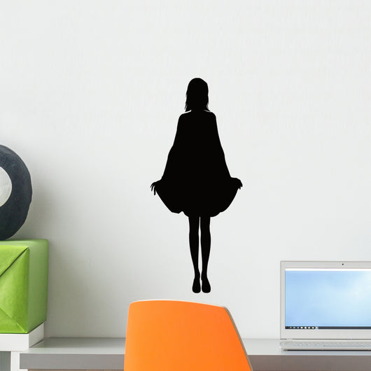 Woman Skirt Classy Petite Wall Decal