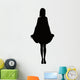 Woman Skirt Classy Petite Wall Decal