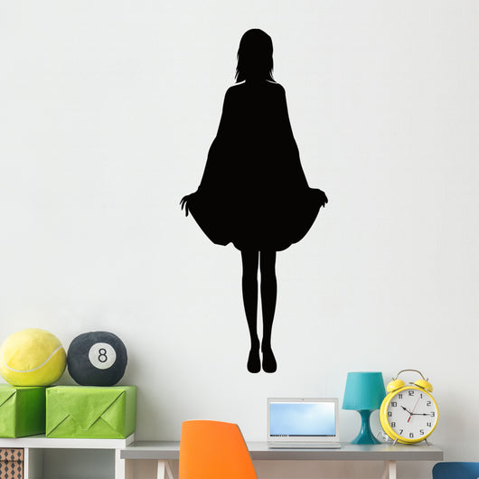 Woman Skirt Classy Petite Wall Decal