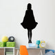 Woman Skirt Classy Petite Wall Decal