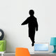 Young Boy Standing Silhouette Wall Decal