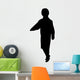 Young Boy Standing Silhouette Wall Decal