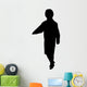 Young Boy Standing Silhouette Wall Decal