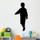 Young Boy Standing Silhouette Wall Decal