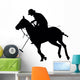 Sporty Polo Player Wall Decal