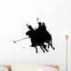 Game Polo Players Wall Decal
