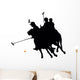 Game Polo Players Wall Decal