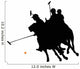 Game Polo Players Wall Decal