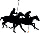 Two Polo Players Wall Decal