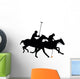 Two Polo Players Wall Decal
