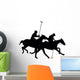 Two Polo Players Wall Decal