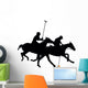 Two Polo Players Wall Decal