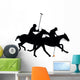 Two Polo Players Wall Decal