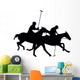 Two Polo Players Wall Decal
