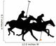 Two Polo Players Wall Decal