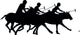 Chasing Three Polo Players Wall Decal