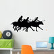 Chasing Three Polo Players Wall Decal