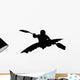 Kayaking Silhouette Wall Decal