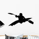 Kayaking Silhouette Wall Decal
